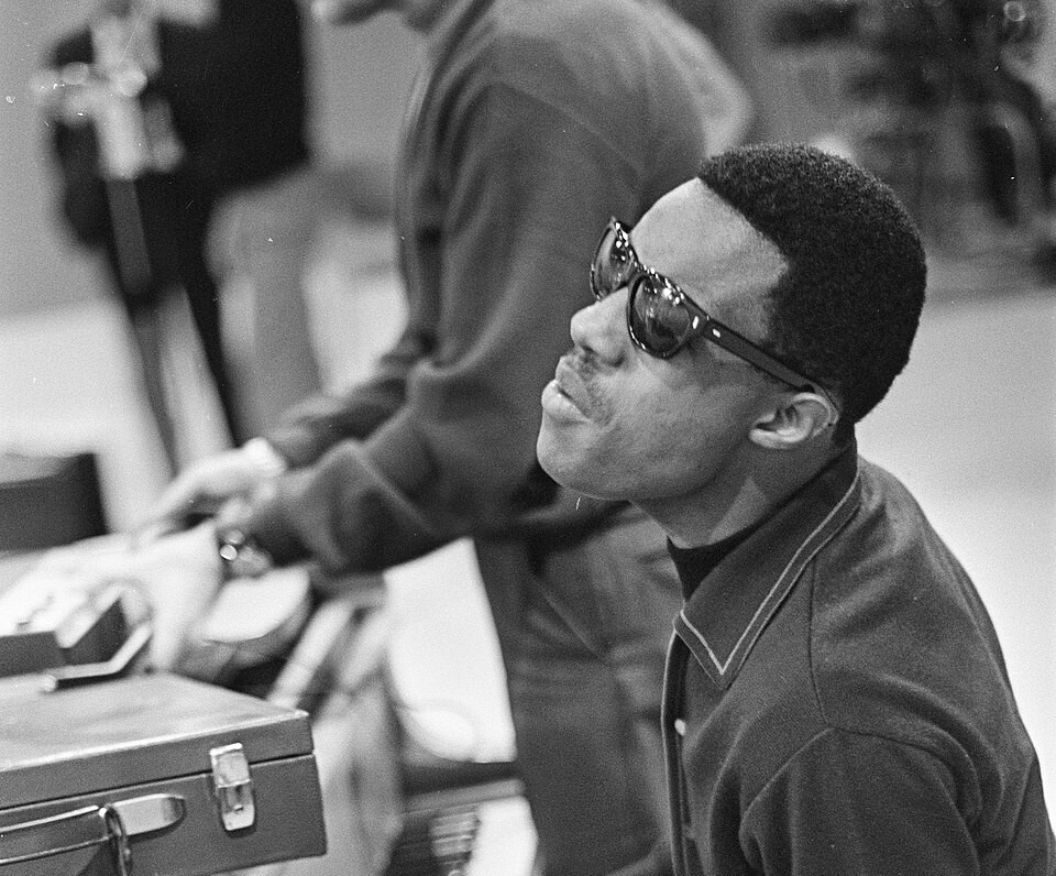 Portrait of Stevie Wonder