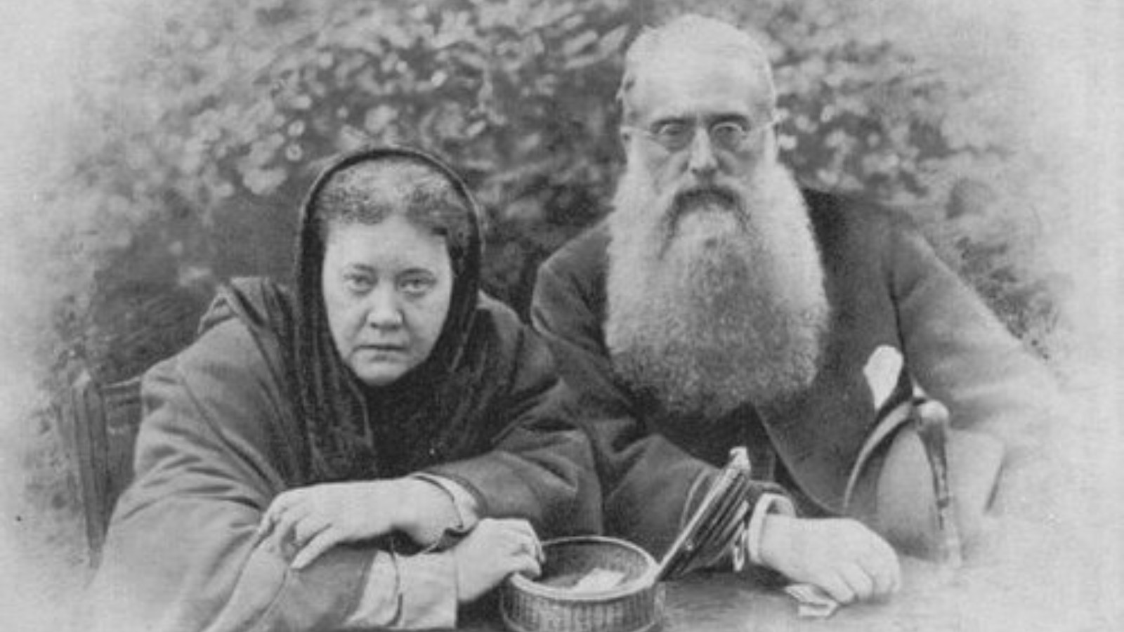 Blavatsky and Olcott in 1888